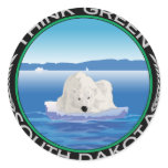 Green Polar South Dakota stickers