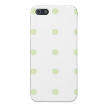 Green Polkadot iPhone 5 Cover