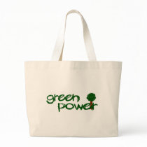 Green Power Tote Bag