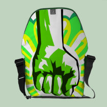 Green Power messenger bags