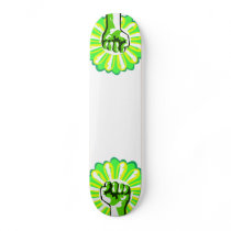 Green Power Custom Skateboard