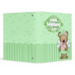 Green Princess Baby Binder