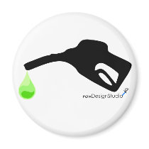 green Pump Refrigerator Magnet