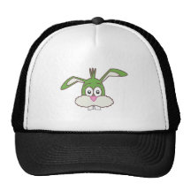 Green Rabbit head Trucker Hat