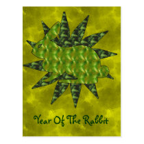 Green Rabbit postcards