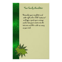 Green Rabbit stationery