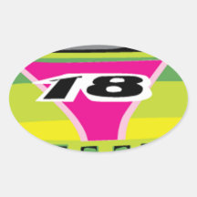 green race car stickers