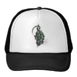 Green Reaper Cap Trucker Hats