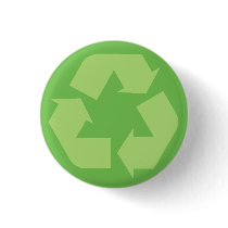 Green Recycle Button