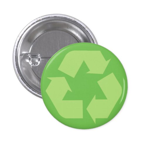 Green Recycle Button