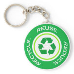 Green recycle - Keychain
