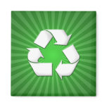 Green Recycle Magnet 001