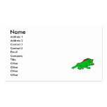 Green-Red Clawed Dragon Business Card