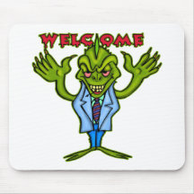 Green Reptile Monster Mousepad
