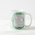 Green Ribbon Mug Template