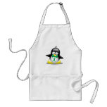 Green Ribbon Penguin Aprons