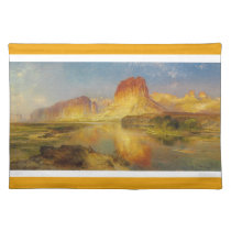 Green River of Wyoming - Thomas Moran (1878) placemats