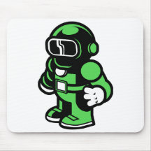 Green Robot Mousepad