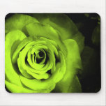 Green Rose Mousepads