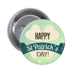 Green Saint Patricks day Banner Button