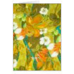Green Scape (Vintage Aloha Shirt) Greeting Card
