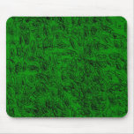 Green scrawl design mouse mat
