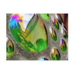 Green Scupture Mirrors Glass Post Cards