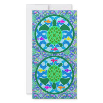 Green Sea Turtle Big Bookmark