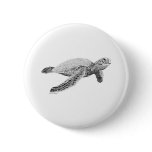 Green Sea Turtle Buttons