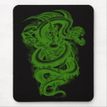 Green Serpent Mouse Pad
