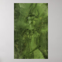 Green Shadow Posters