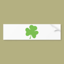 green shamrock bumper stickers