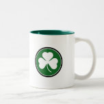 Green Shamrock Coffee Mugs