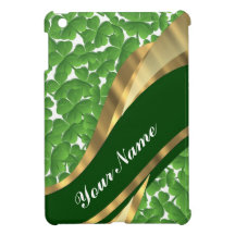 Green shamrock pattern