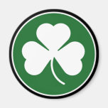 Green Shamrock Refrigerator Magnets