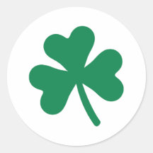 Green Shamrock Sticker