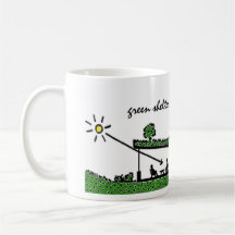 Green shelter living mug