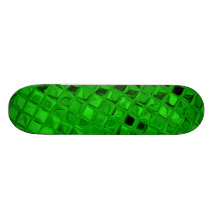 Green Shiny Diamonds Sissy Girly Girl Skateboard