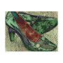 green shoes post cards
