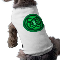 Green Single Loop Knot Pet Clothing