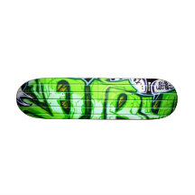 GREEN SKATE BOARD DECK