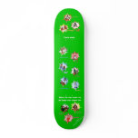 Green Skateboard w/ Professionals as Cartoons