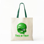 Green Skull-Halloween Goody Bag