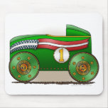 Green Soap Box Car Mouse Pad