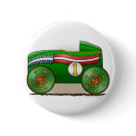 Green Soap Box Race Car Pins