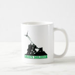 Green Soldier Windmill Coffee Mugs