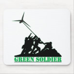 Green Soldier Windmill Mousepad