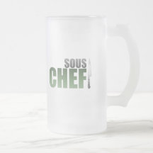 Green Sous Chef Coffee Mugs