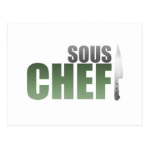 Green Sous Chef Postcards