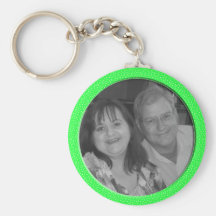 green speckels frame key chains